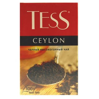 Чай черный листовой Тесс Цейлон 100г